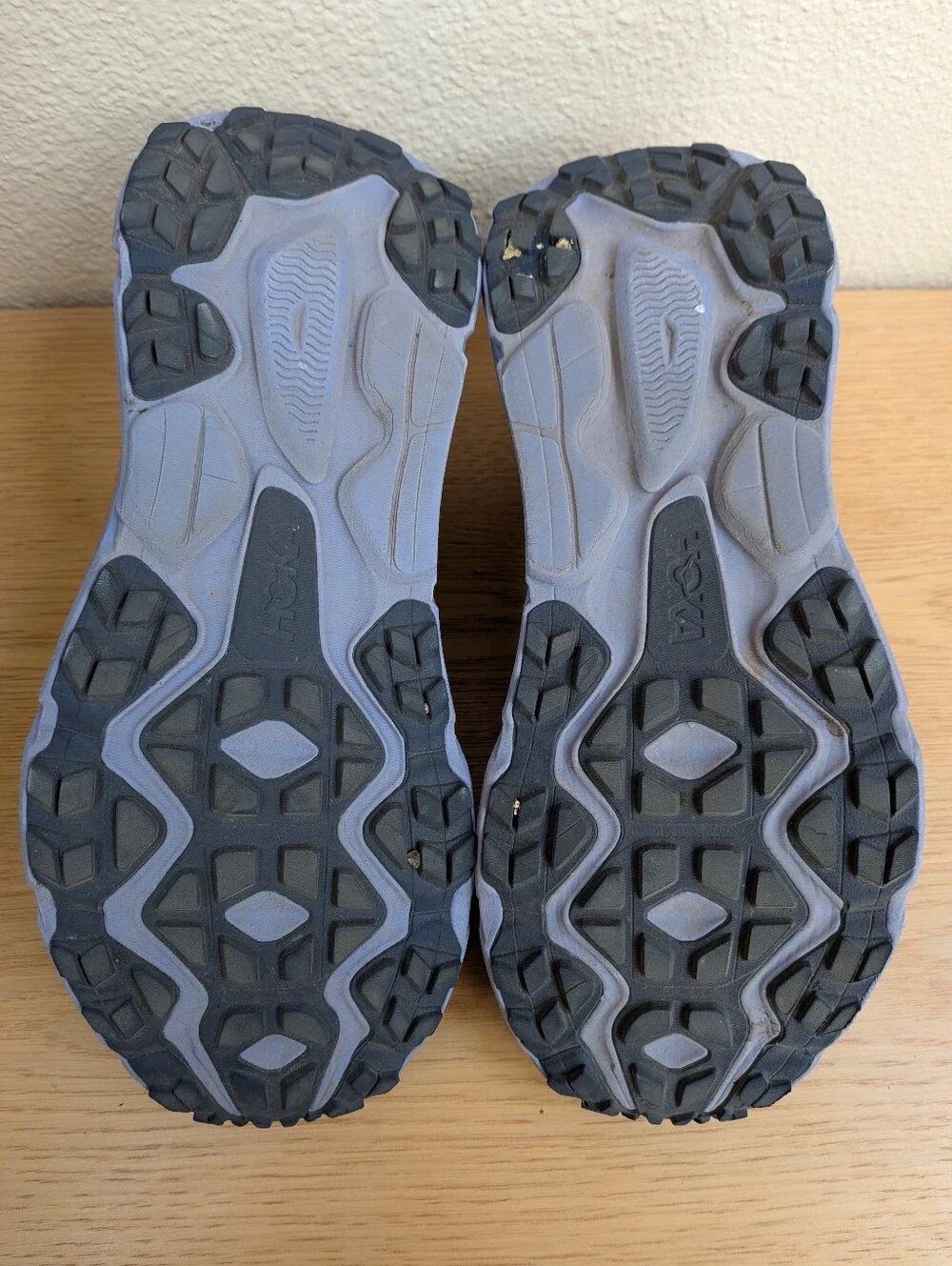Hoka Challenger ATR 7 Galactic Grey Wild Indigo Active Running Shoes Size 9.5